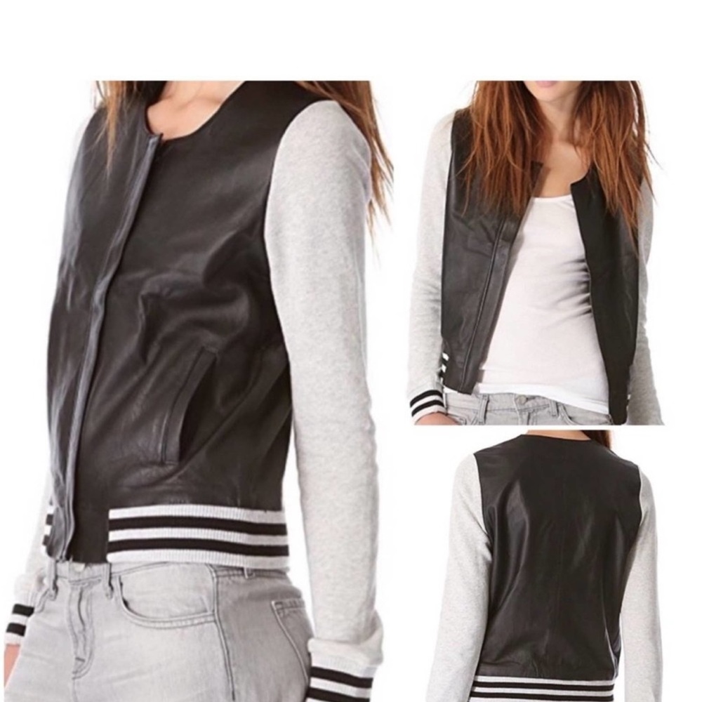 TOWSEN LAMB BOMBER JACKET